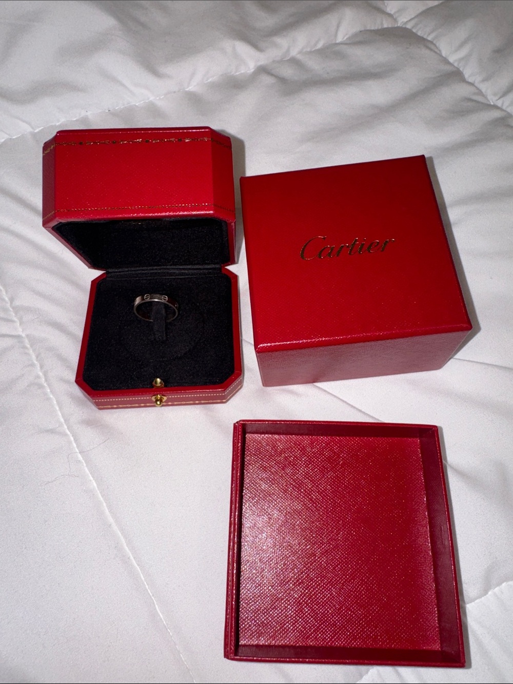 Cartier LOVE Silver Ring, Small Model - Picture 3 of 6